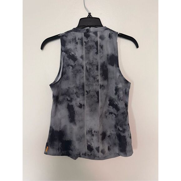 Lucy Athletic Gray Marble Faux Wrap Top sz XS EUC - Picture 4 of 6